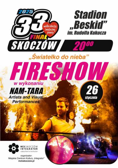 33. Finał Wielkiej Orkiestry Świątecznej Pomocy - Fireshow